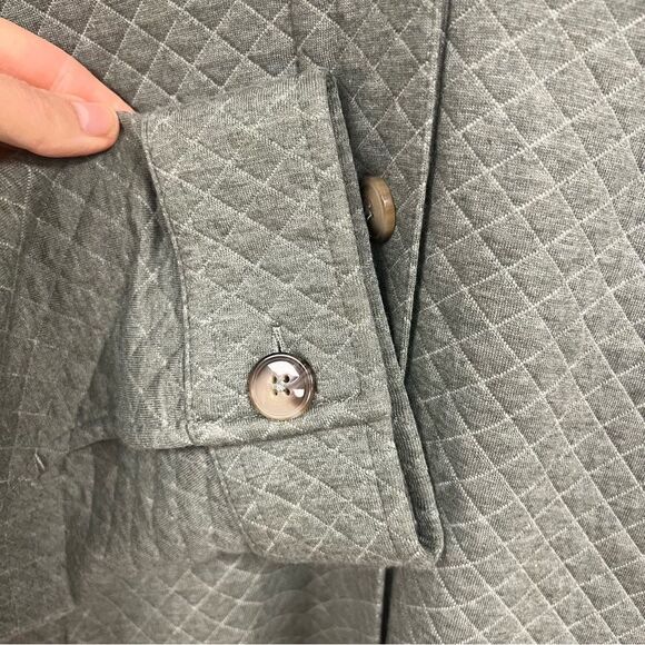 NWT J Jill quilted green sage jacket.  Size XL - Picture 8 of 8